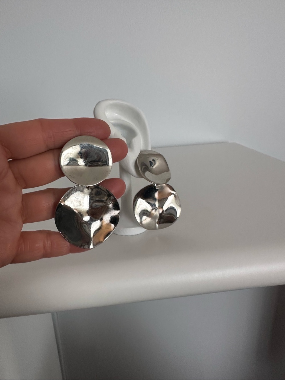 Silver earrings - Picture 7 of 8